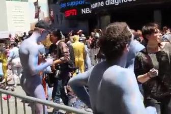 Nude public